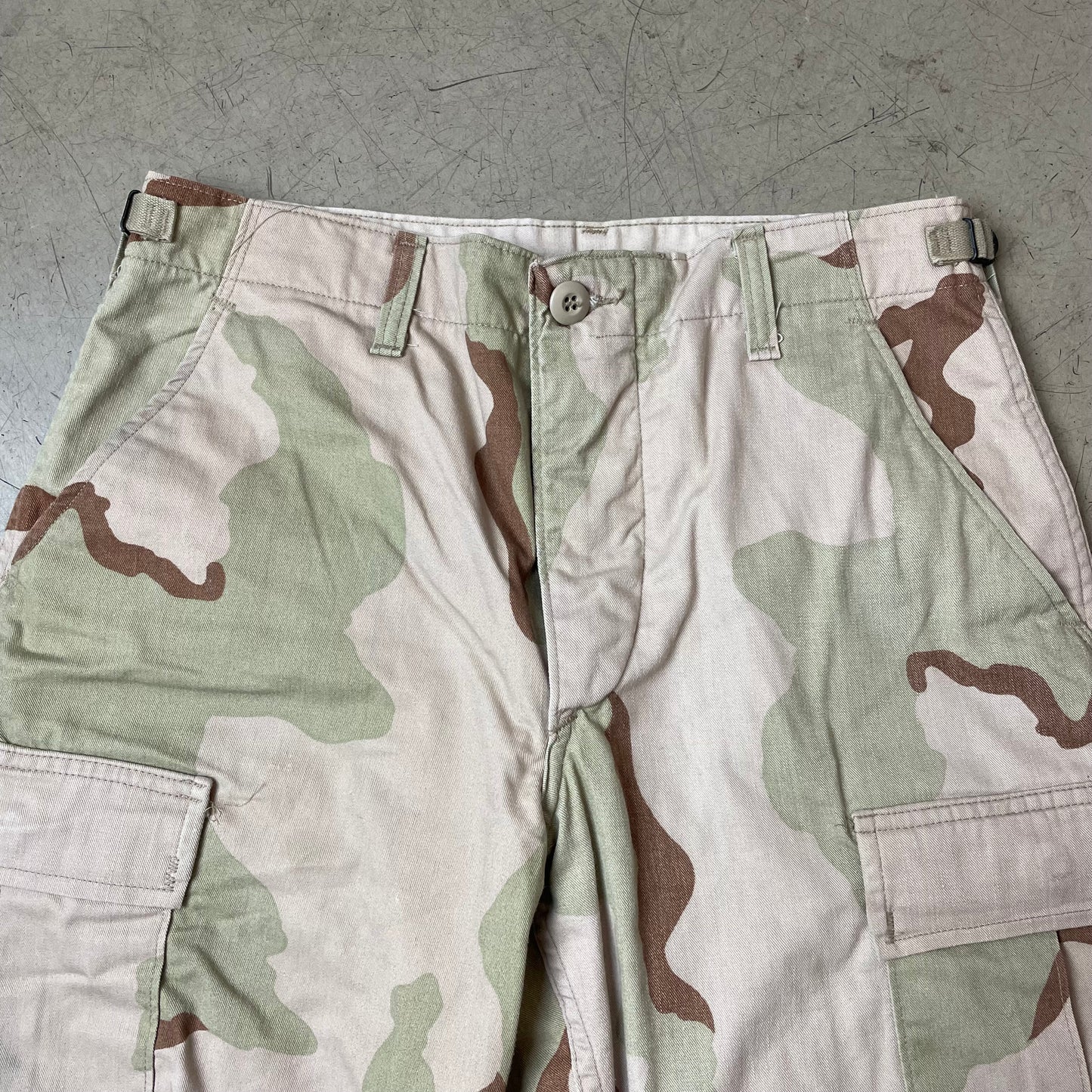 (S) US Army Camo Cargo Pants Sand beige Khaki