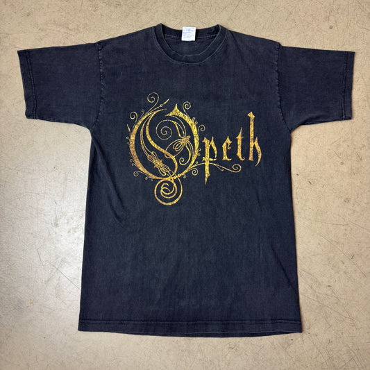 (M) 2005 Opeth Band World Tour Tshirt Faded Black