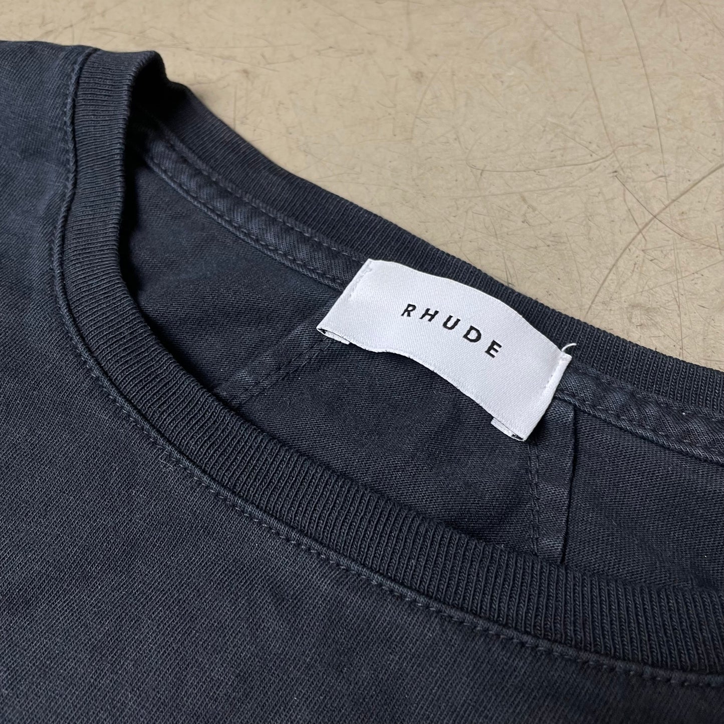 (XL) Rhude Mountain Vintage Print Tshirt schwarz türkis Weiß