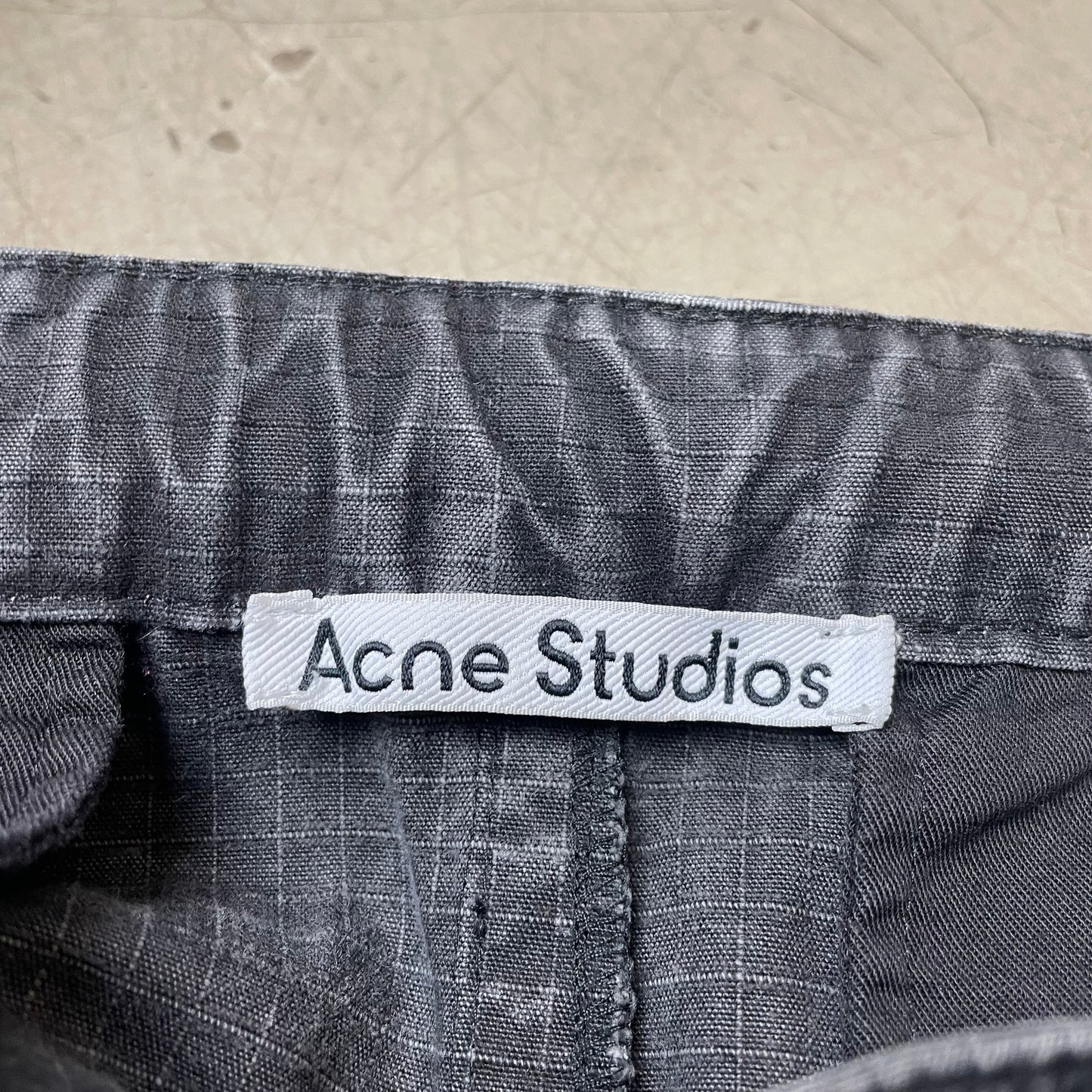(M) Acne Studios Heavy Cargo Pants washed grau 46
