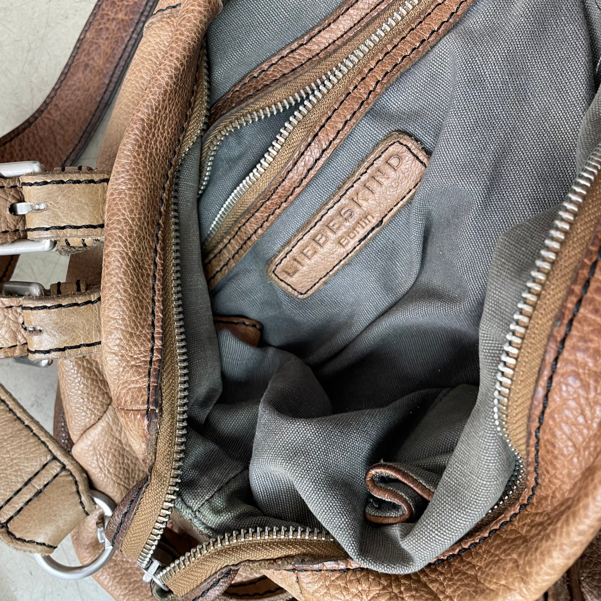 Liebeskind Berlin Leder Bag Handtasche braun