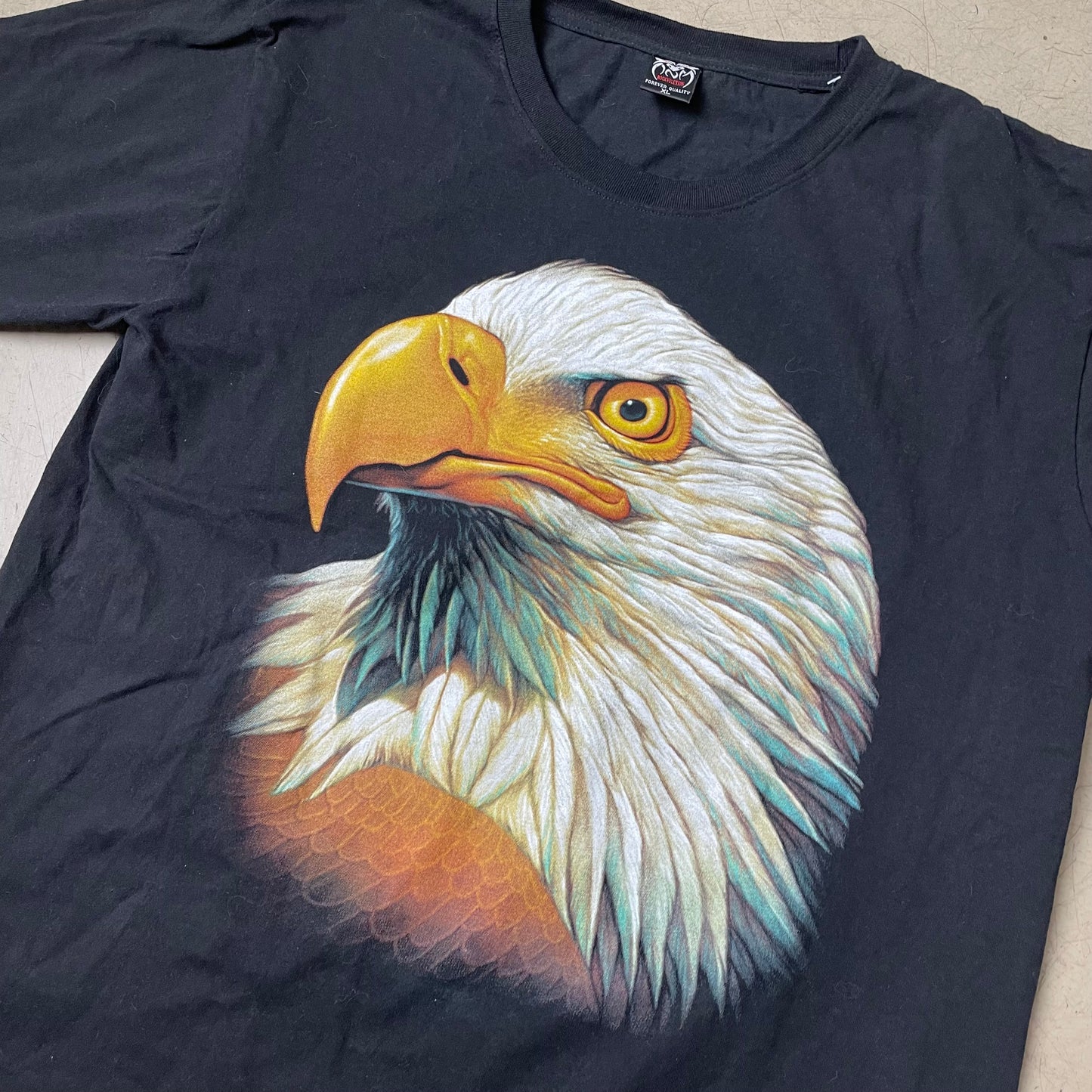 (XL) Eagle Print Tshirt schwarz