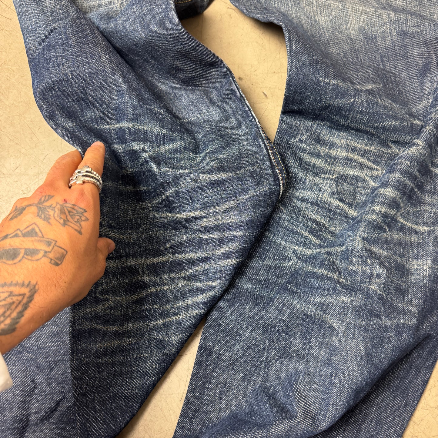 (L) Rare Faded Levi‘s 501 Jeanshose W34/L36
