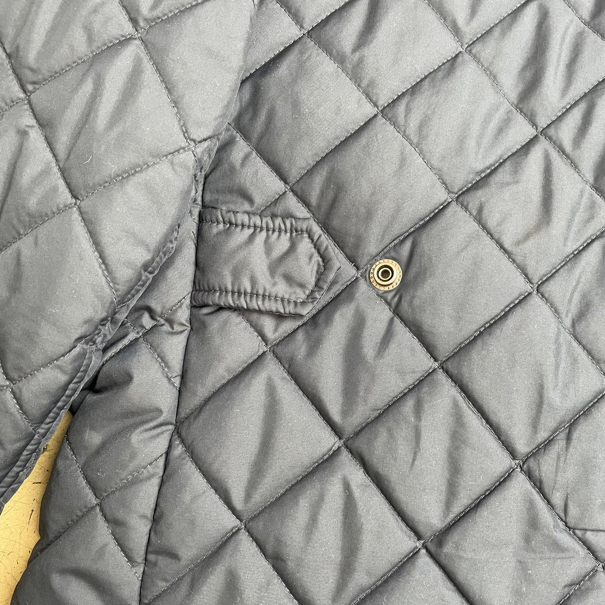 (M) Brooks Brothers Steppjacke Navy dunkelblau Kordkragen