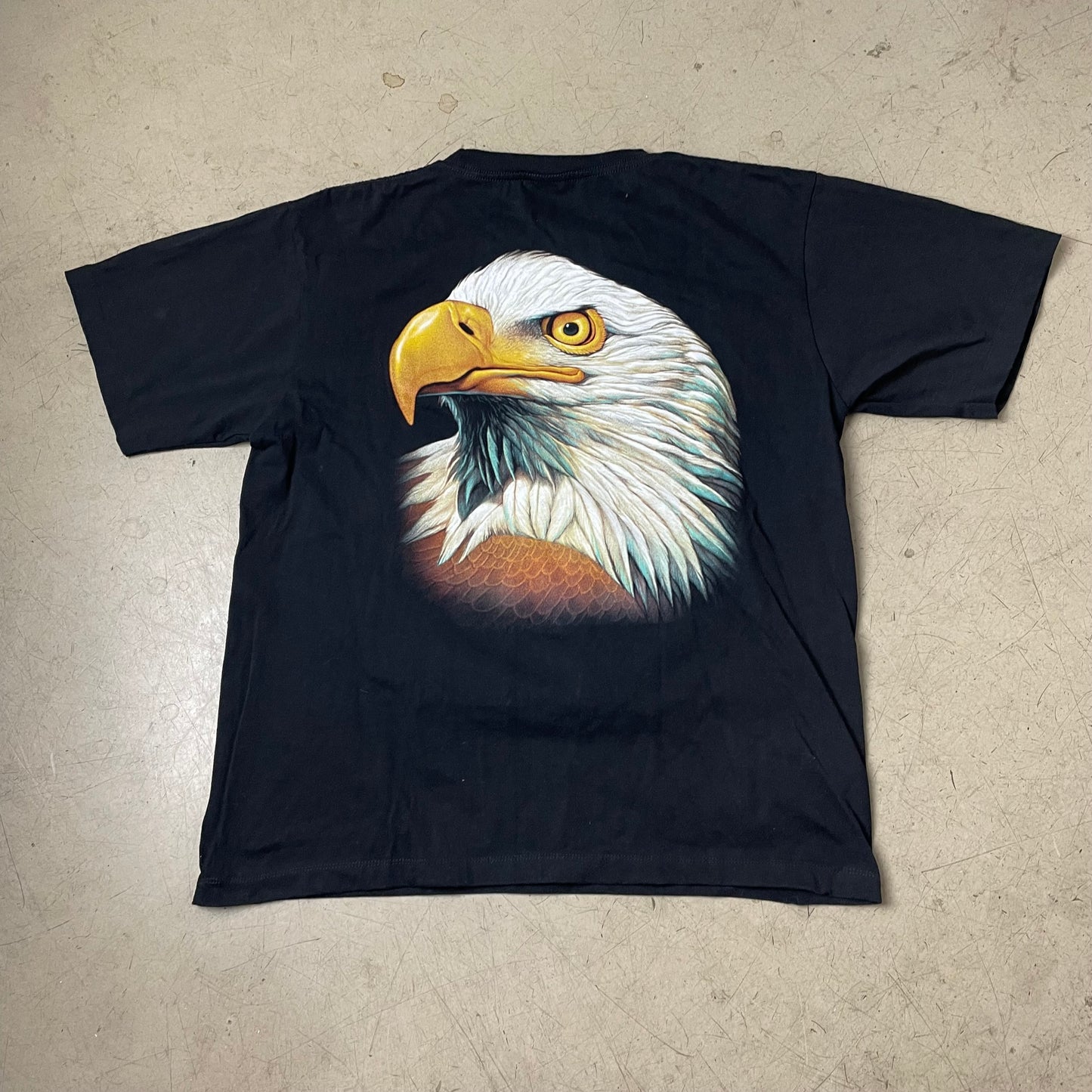 (XL) Eagle Print Tshirt schwarz