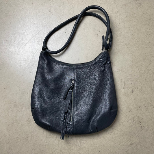 Legend Leder Side Bag Tote Bag Tasche schwarz