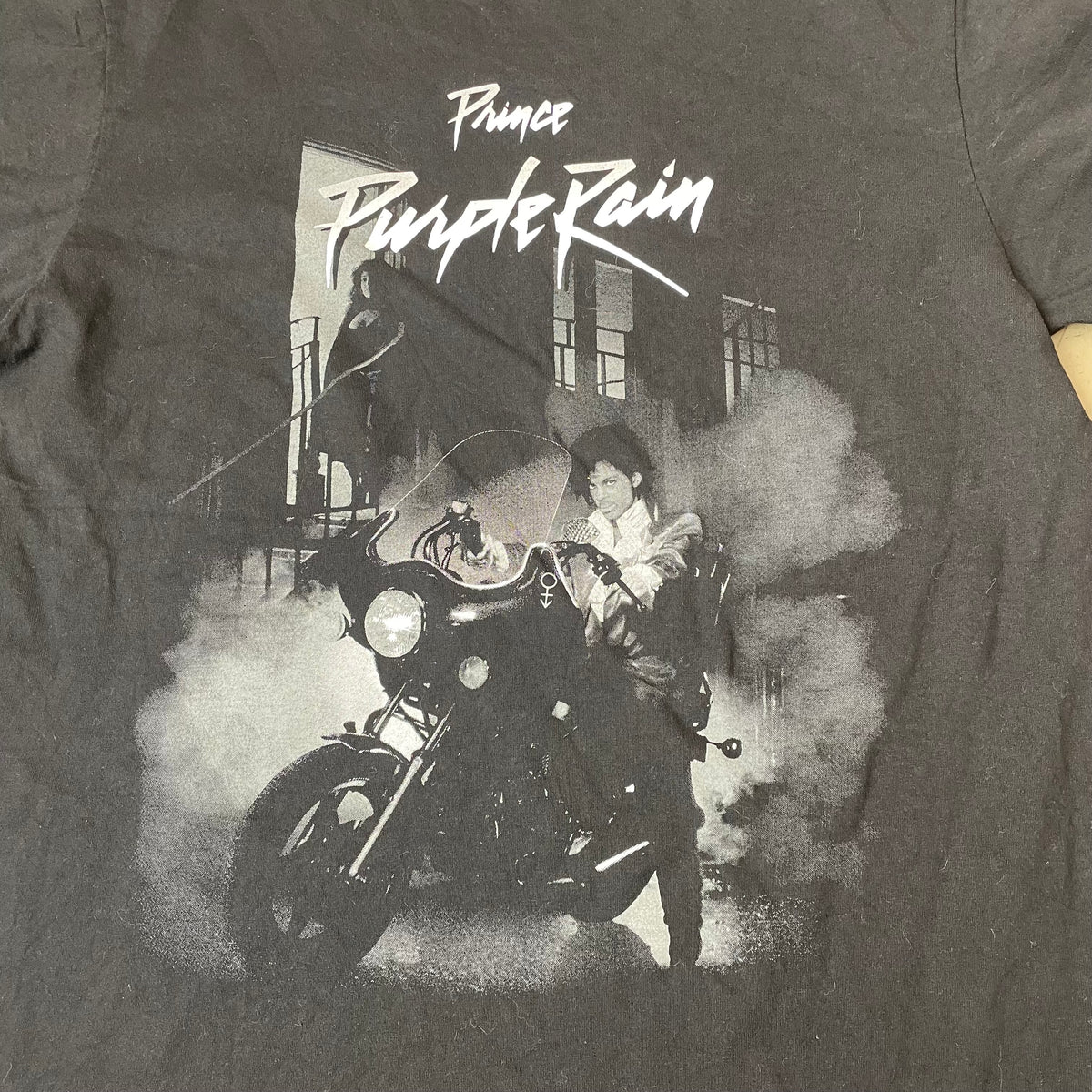 (L-XL) Prince Purple Rain Band Tour Tshirt schwarz
