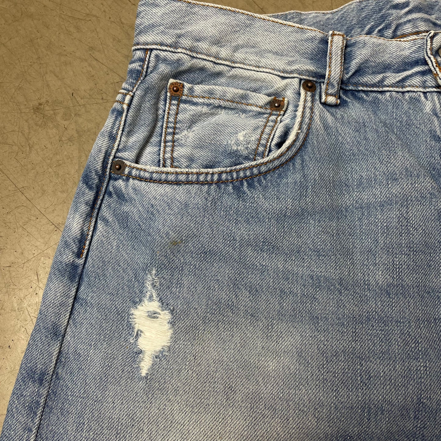 (M) Acne Studios Flare Denim Schlaghose Jeanshose hellblau W32/L32