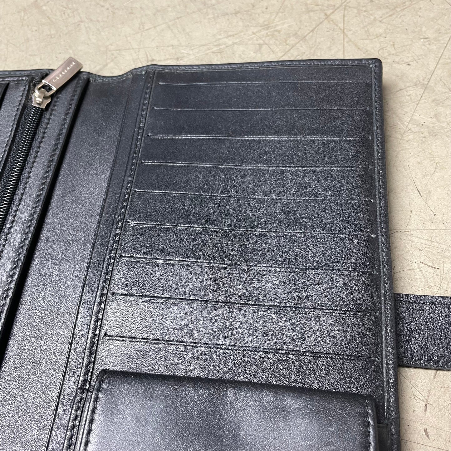 Burberry London Leder Geldbeutel schwarz
