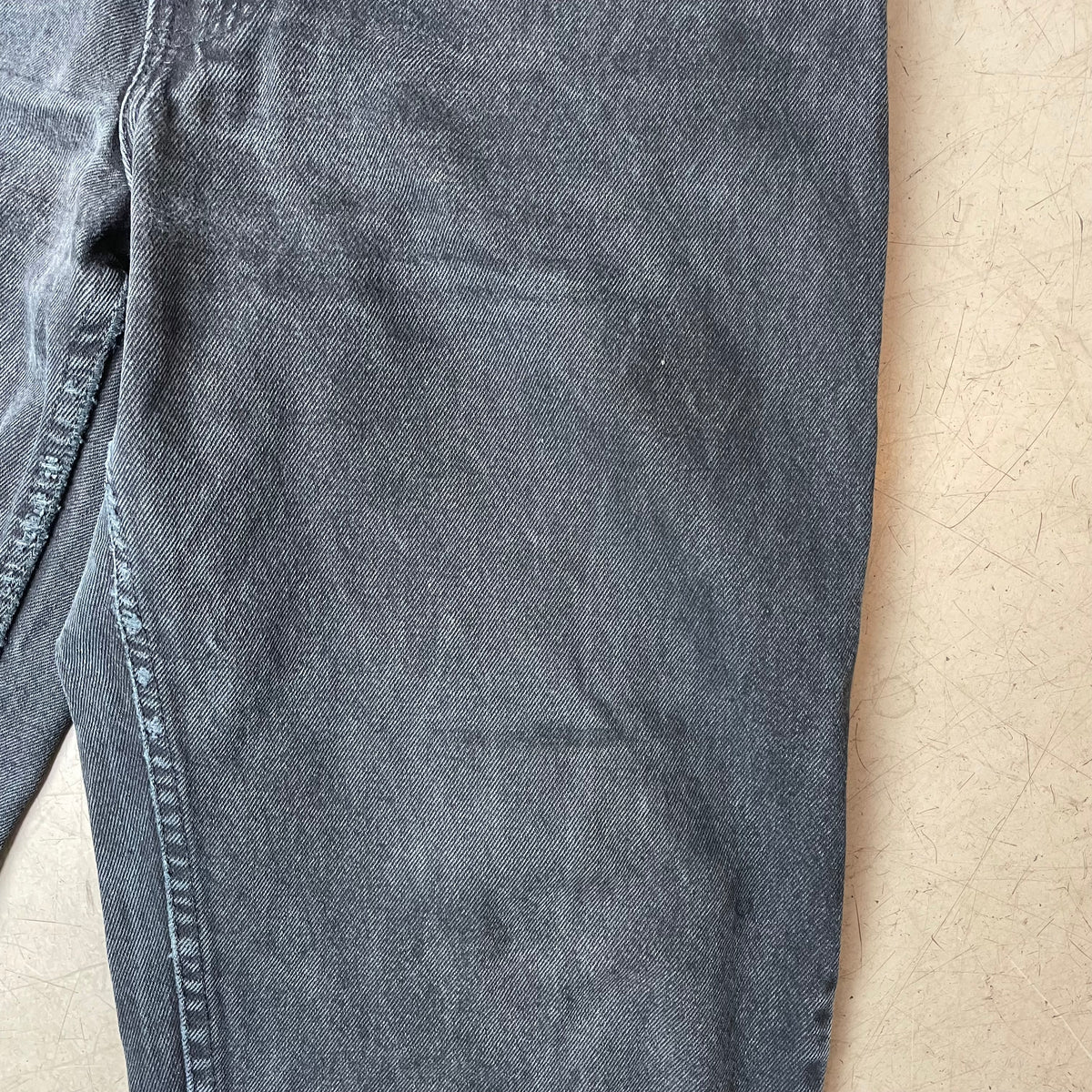 (M) Vintage Levi’s 560 Orange Label Jeanshose faded black W32/L32