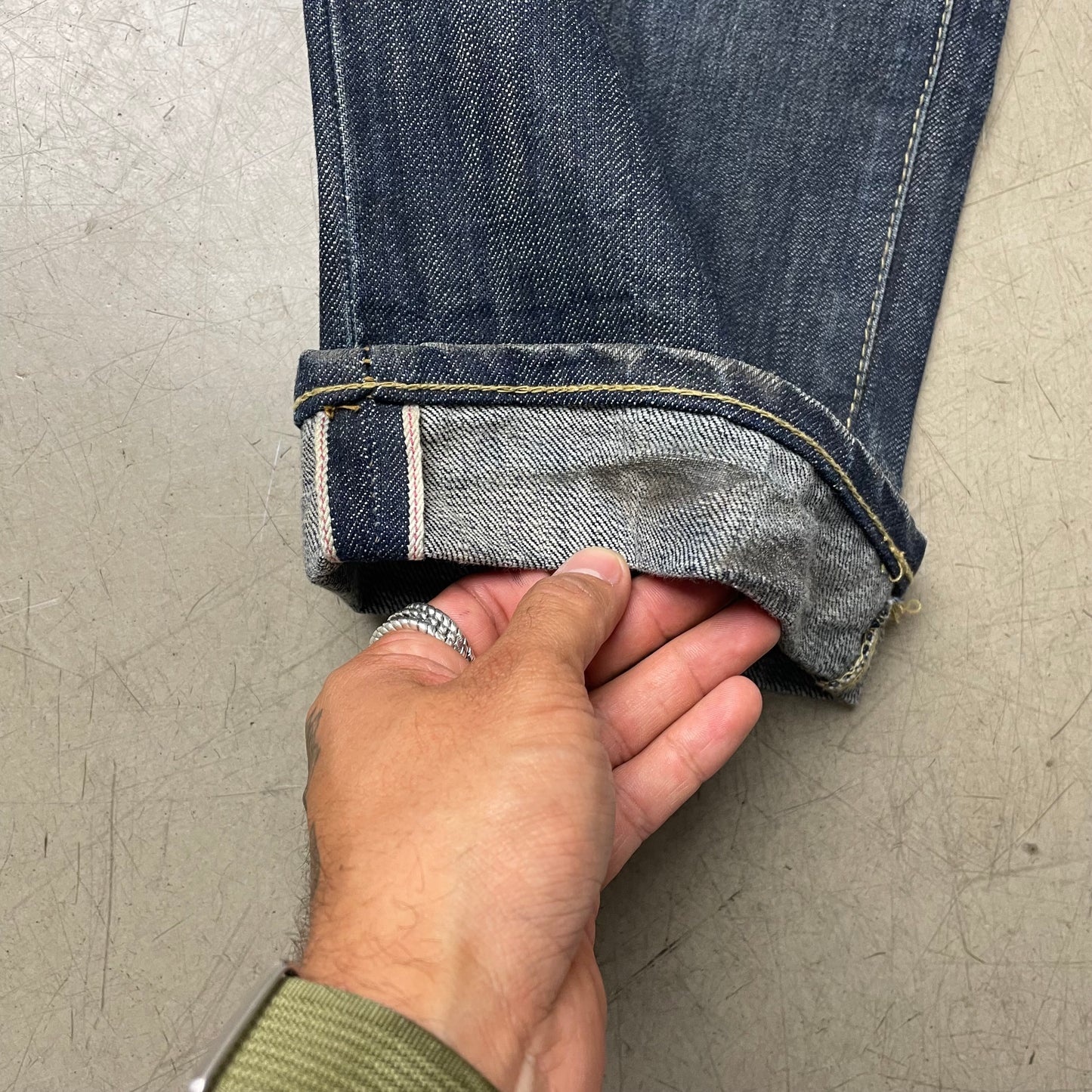(M) Vintage 1993 Levi’s Big E Selvedge Selvage Jeanshose faded Blue W31/L30