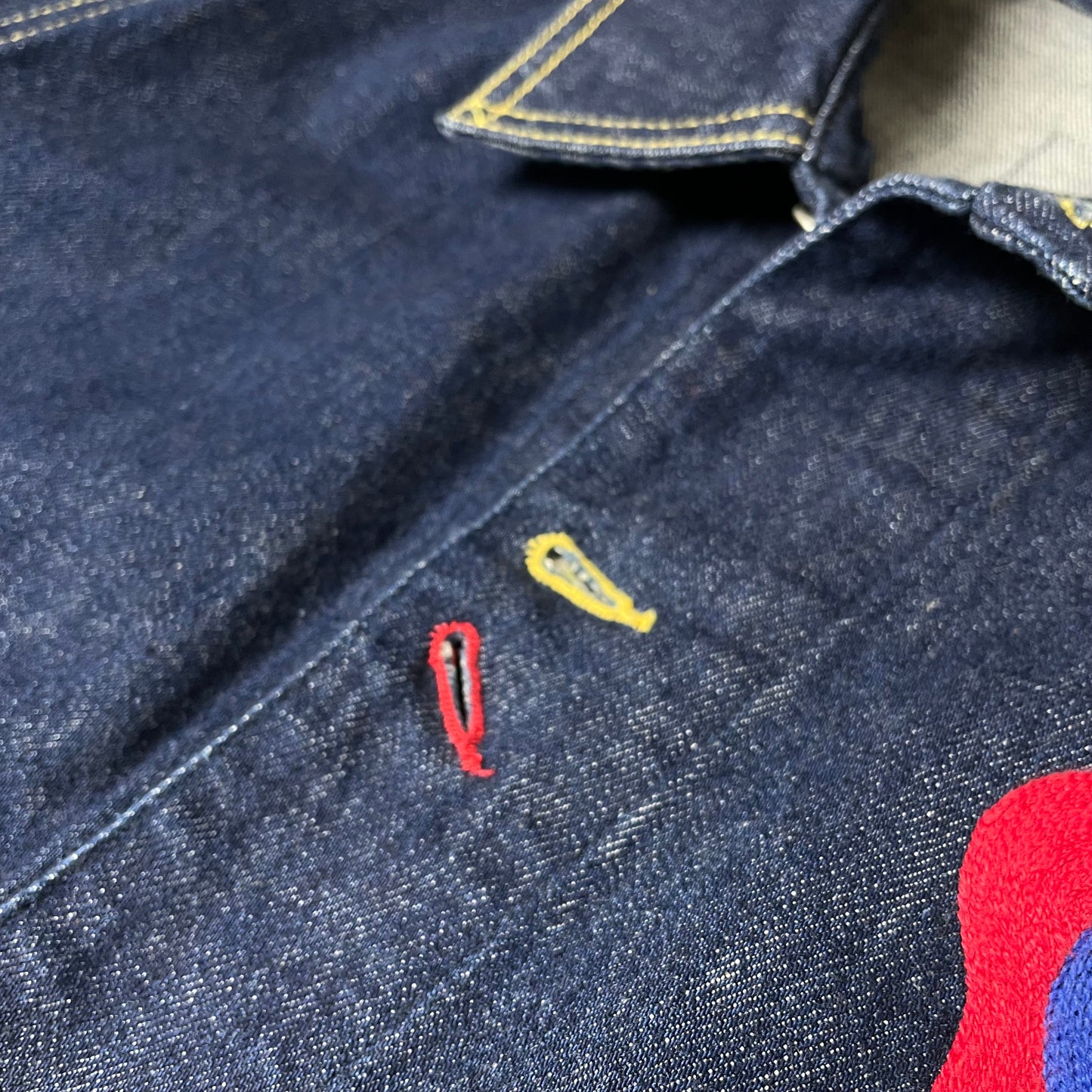 (XL) Kenzo Denim Chore Work Jacket Jeansjacke dunkelblau