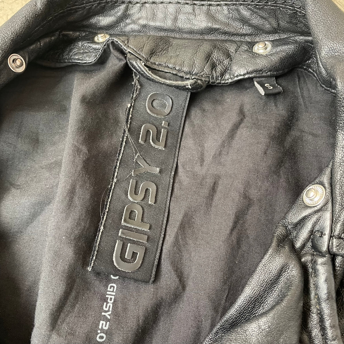 (S) Gipsy Biker Lederjacke slim fit schwarz Damen