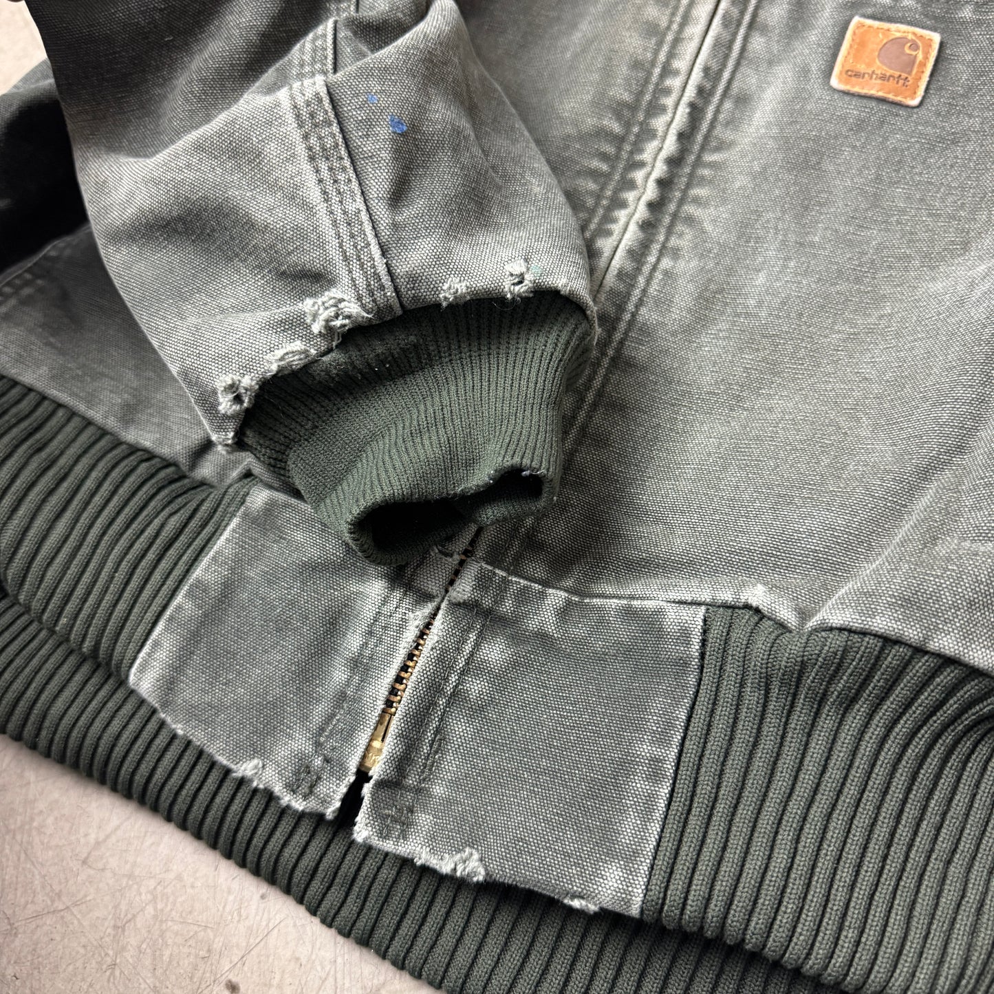 (XL) Carhartt Hooded Active Jacket J130 MOS