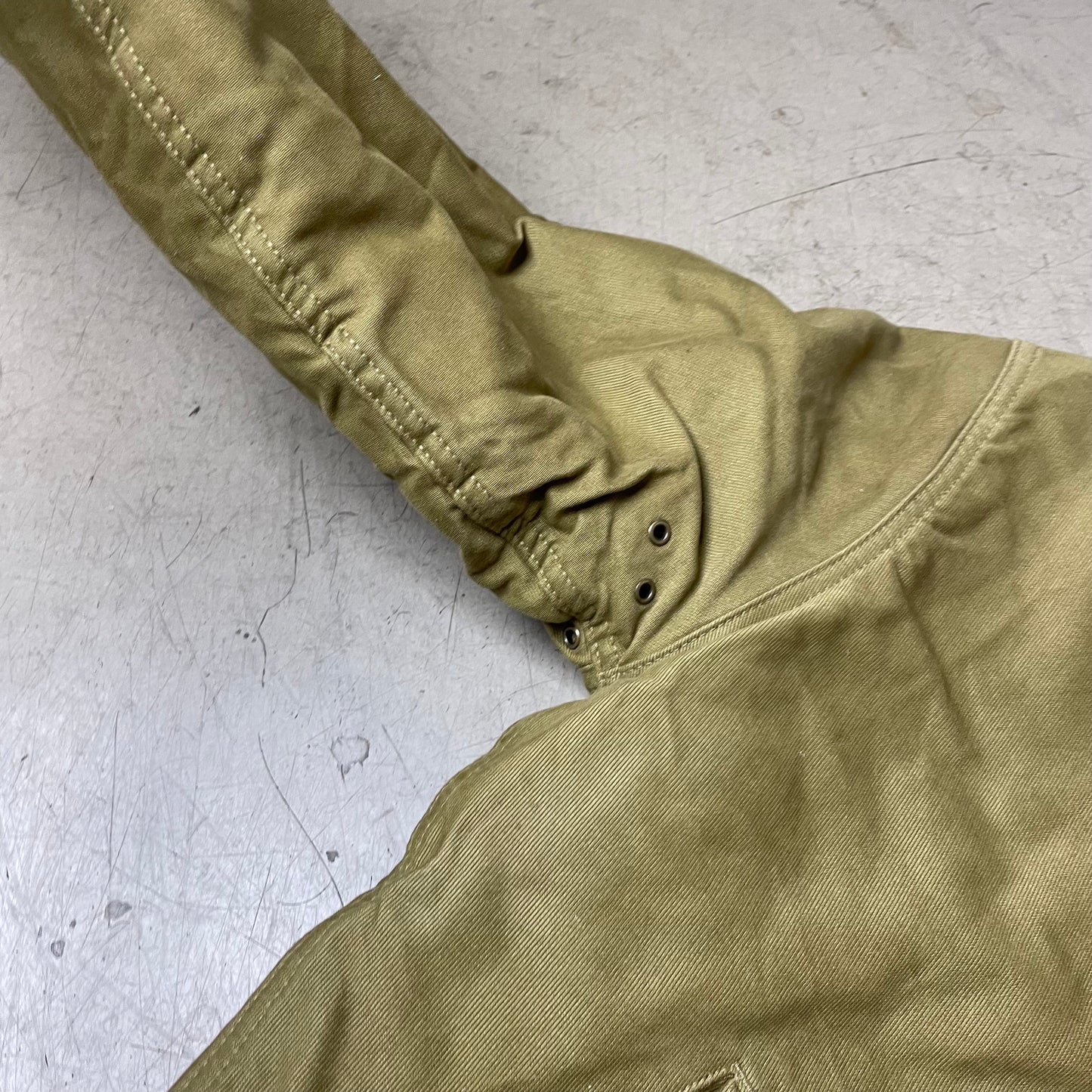 (L) Pike Brothers Navy Department Army Jacke Khaki grün