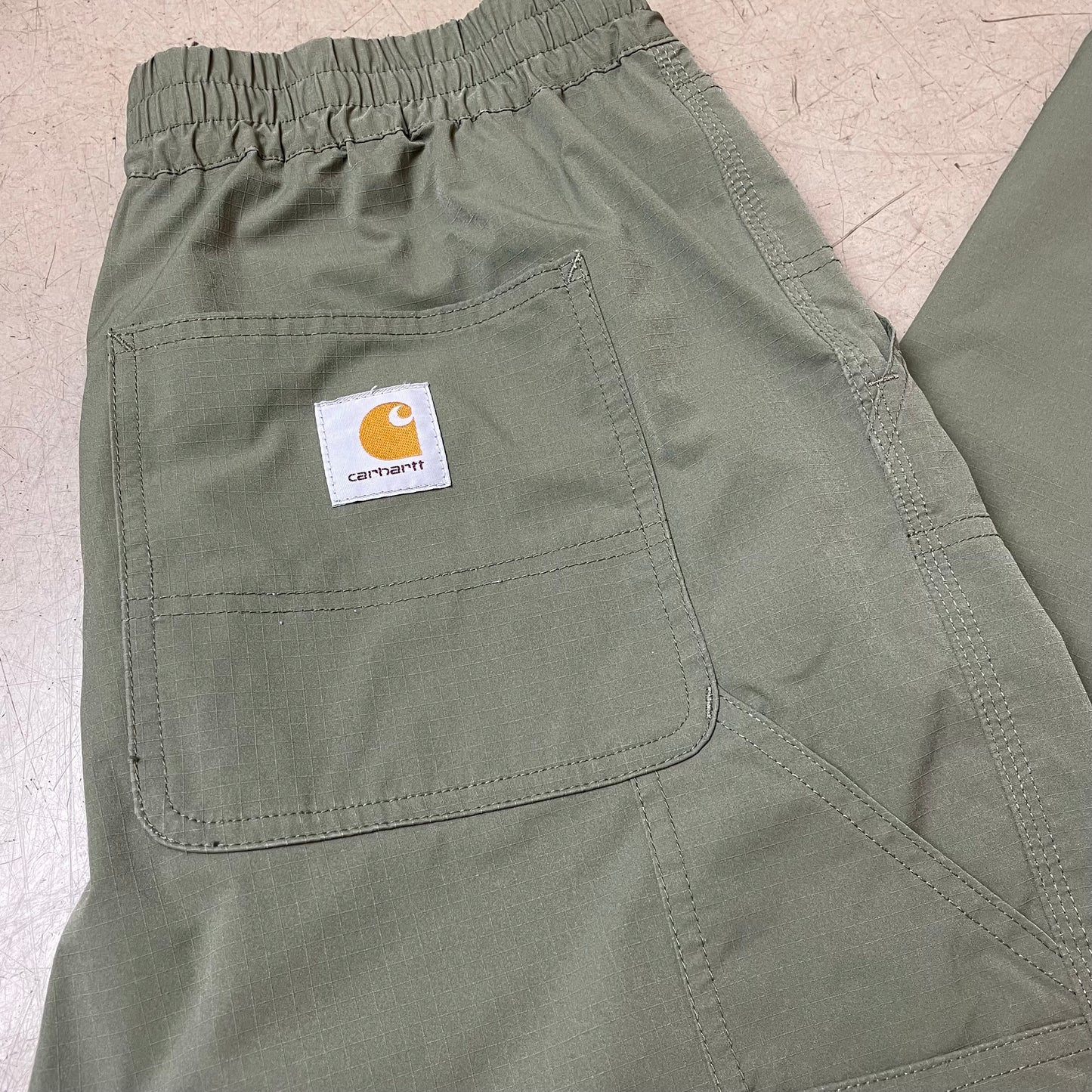 (S) Carhartt Work Pants Stoffhose olivgrün