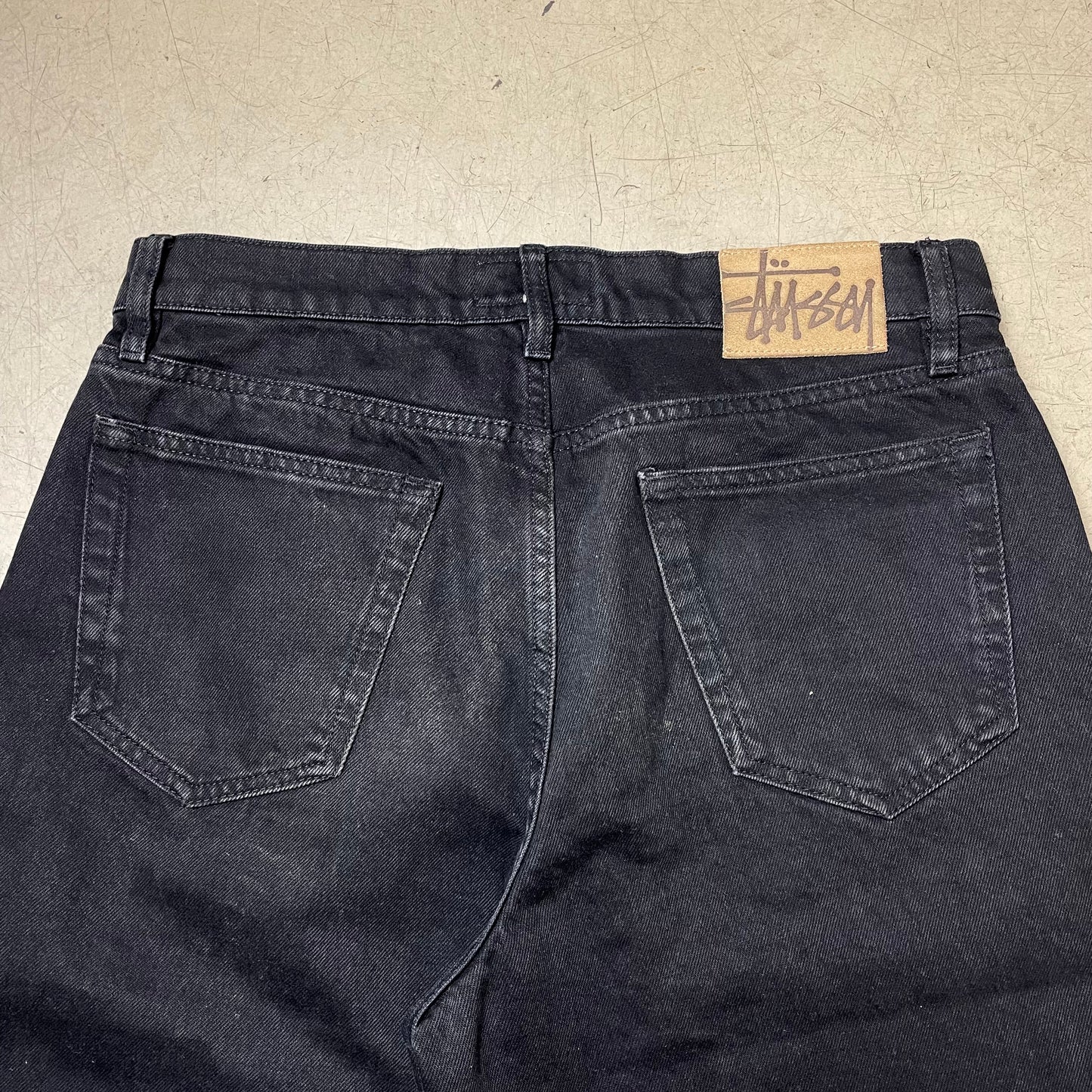 (L) Stüssy Jeanshose Denim schwarz W30