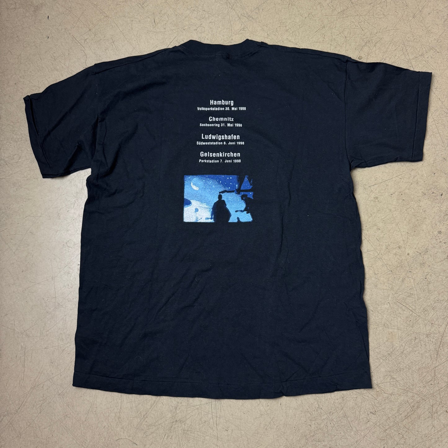 (XL) 1998 Screenstars Peter Maffay x Eros Ramazzotti Band Tshirt schwarz