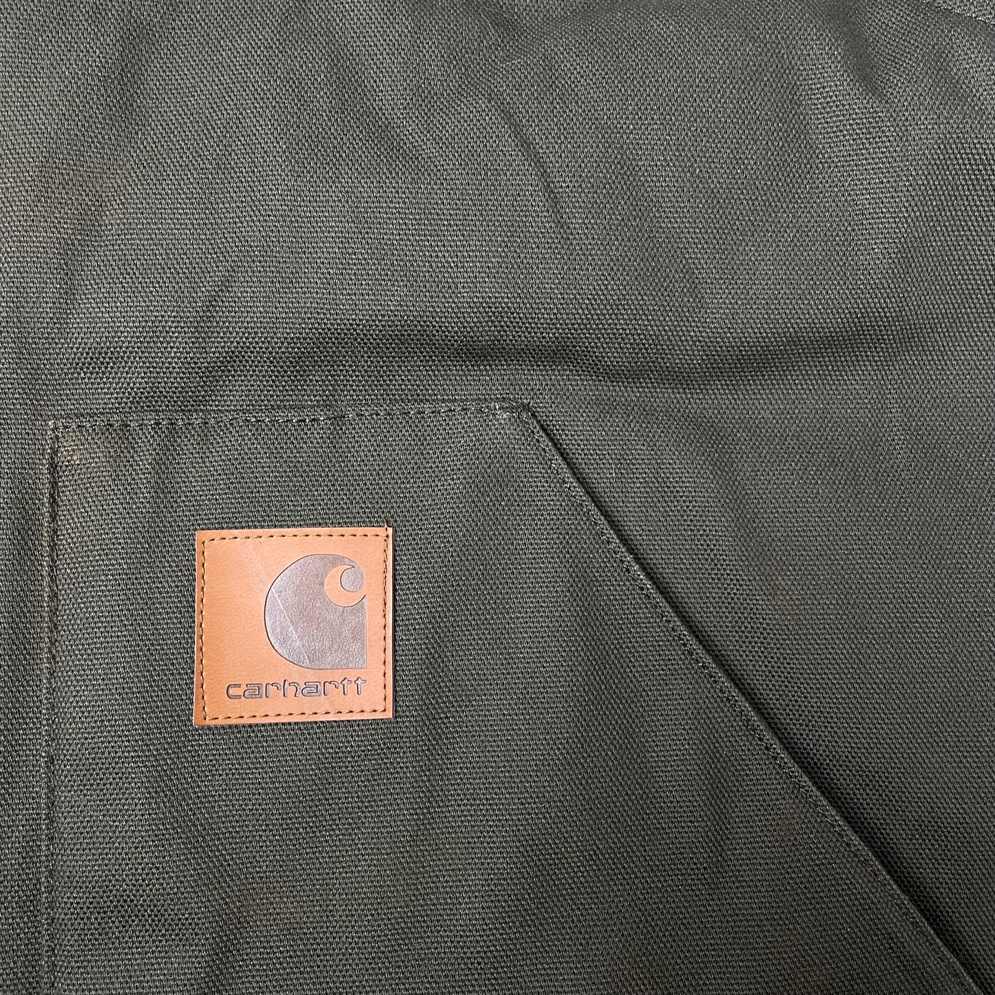 (L) Carhartt WIP Duck Weste oliv grün