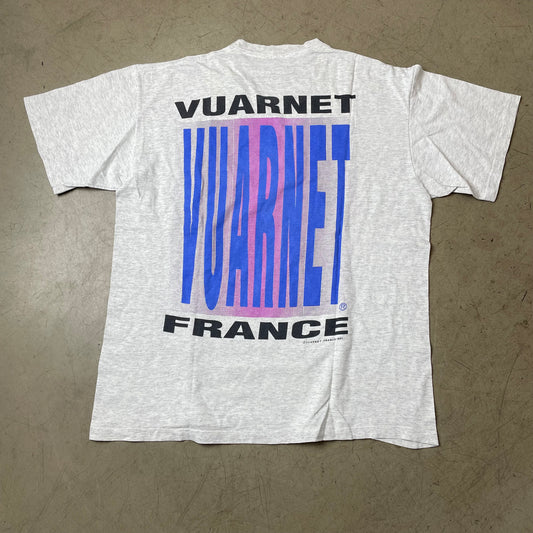 (XL) 1990s Vuarnet France Tshirt grau blau