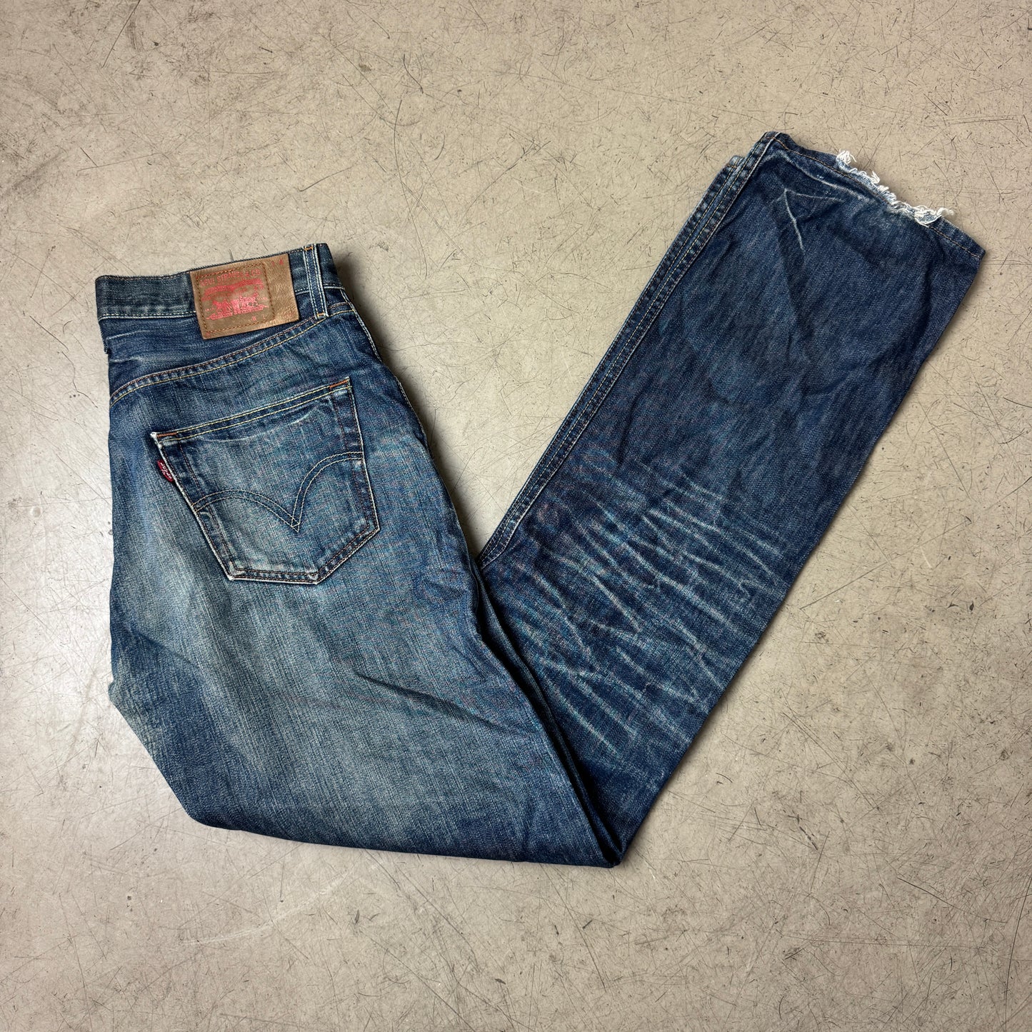 (L) Rare Faded Levi‘s 501 Jeanshose W34/L36