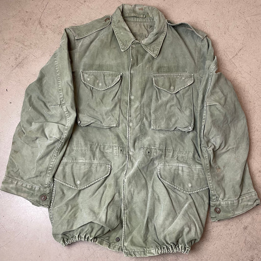 (M) Vintage M51 Field Jacket US Army faded grün S Long