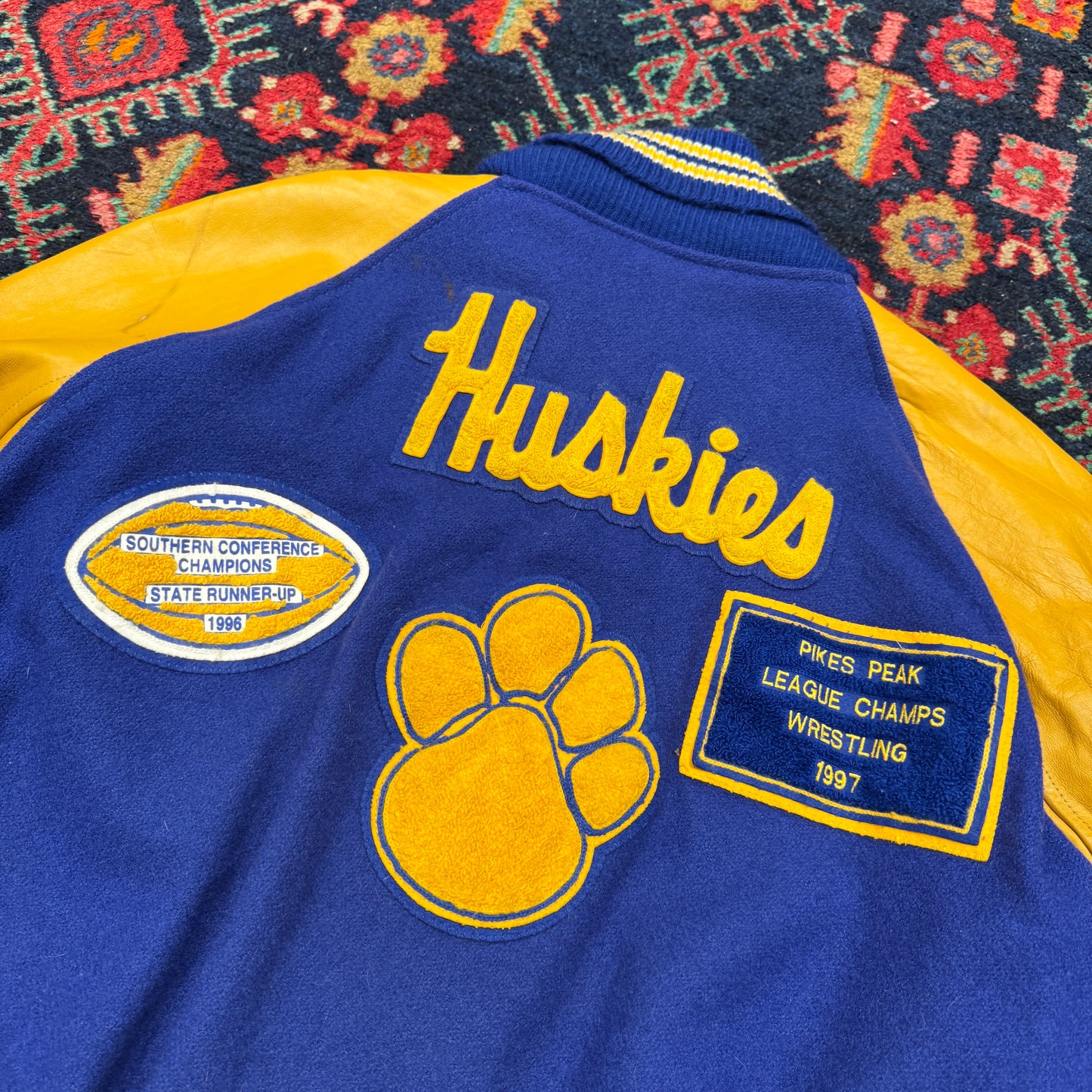 (L) 90S HUSKIES COLLEGE JACKE