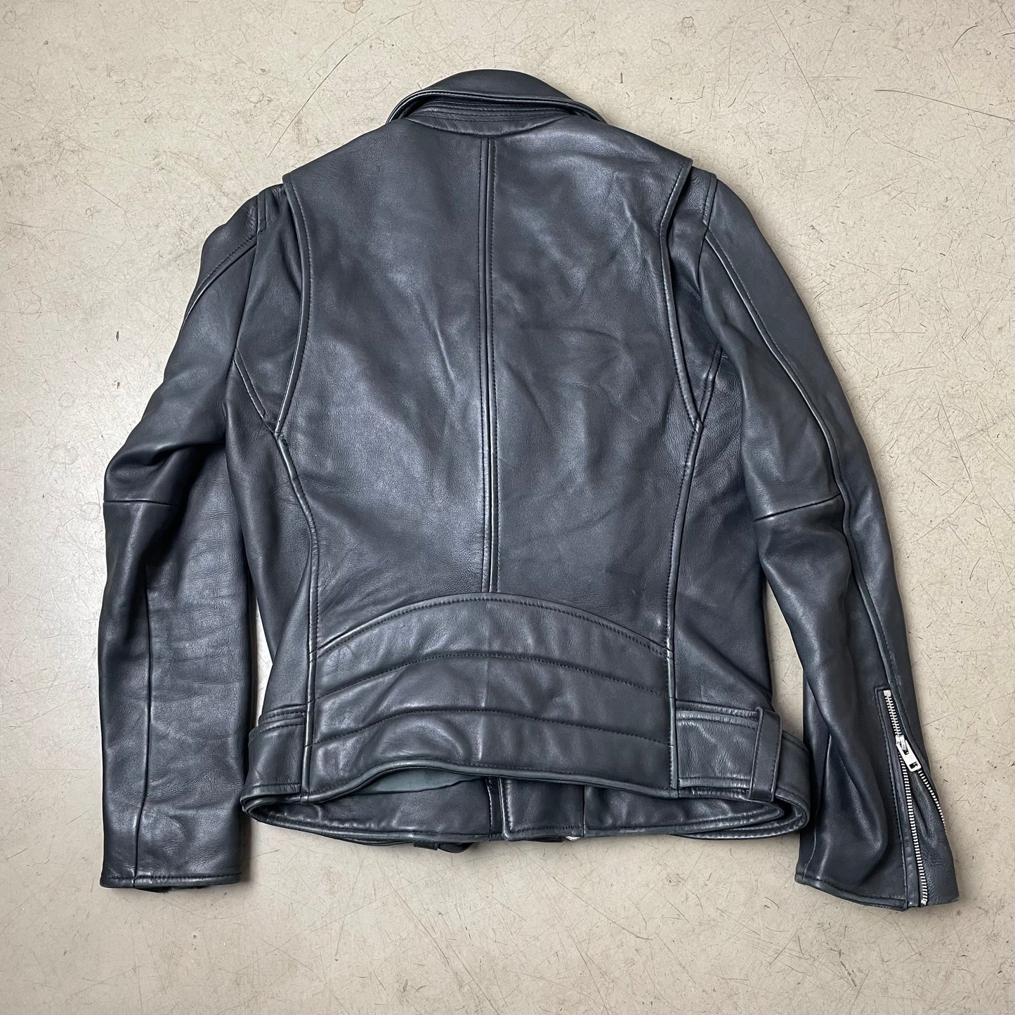 (M) J.Lindeberg Biker Lederjacke schwarz