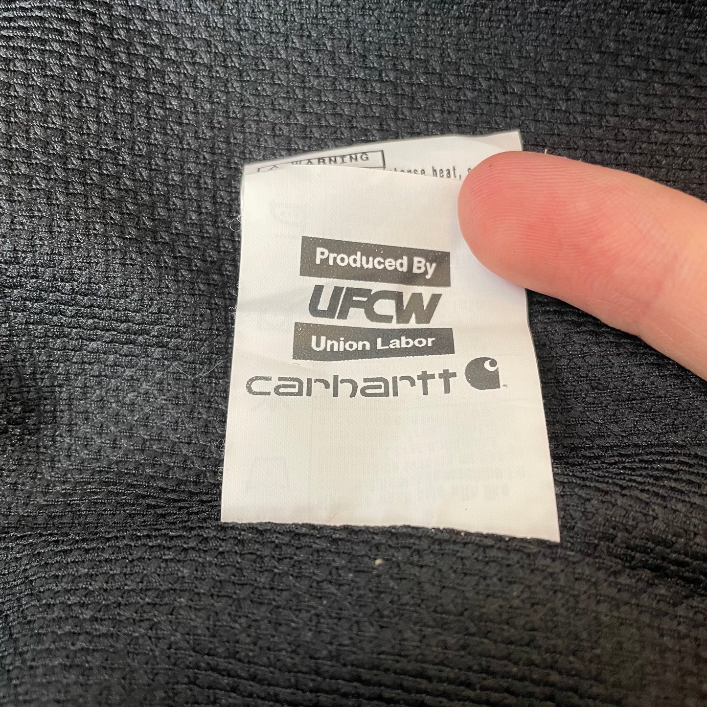 (L) Carhartt Active Hooded Jacket schwarz Made in USA