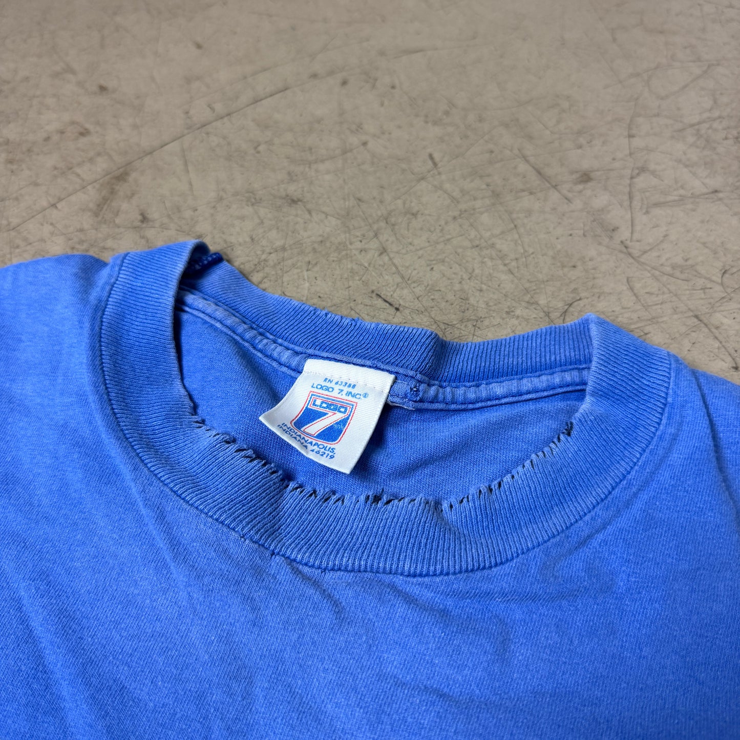 (XXL) Repaired New York Rangers Tshirt Faded Blau