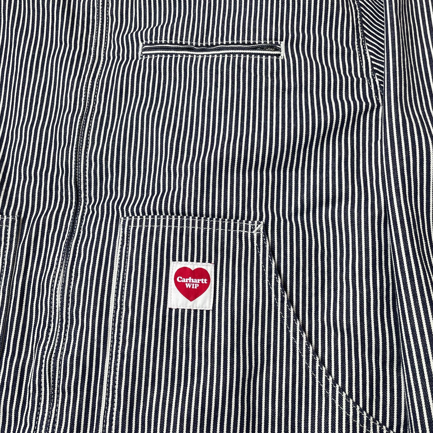 (L-XL) Carhartt Workwear Jacket Pin Striped