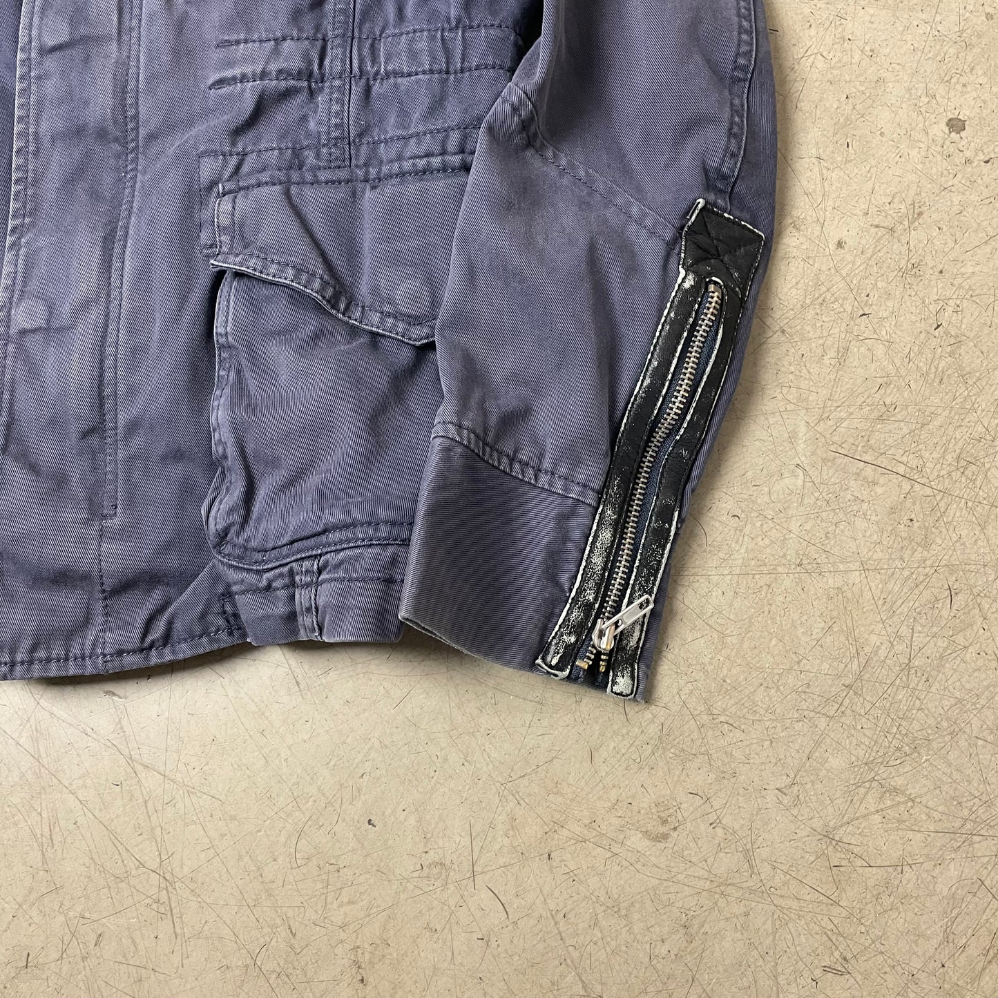 (S) Diesel Army Cotton Jacket faded blau