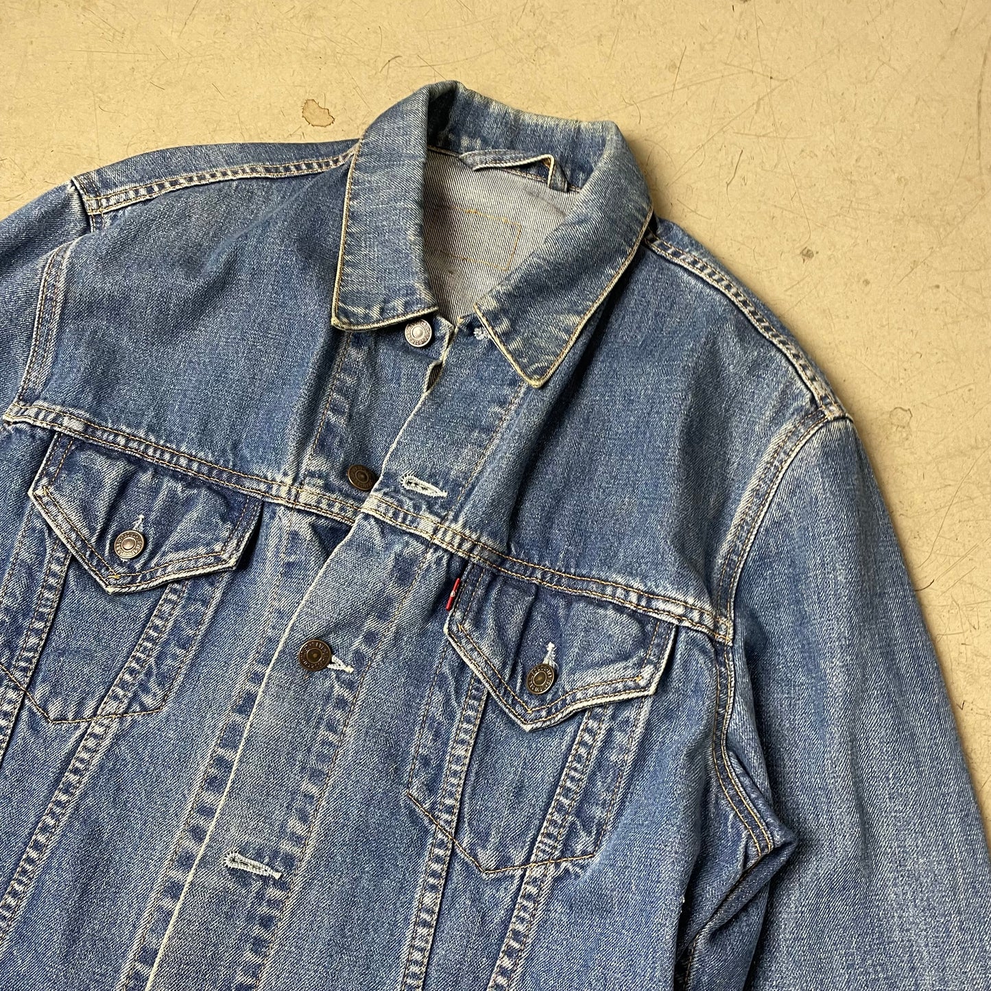 (L-XL) Levi’s Jeansjacke blau