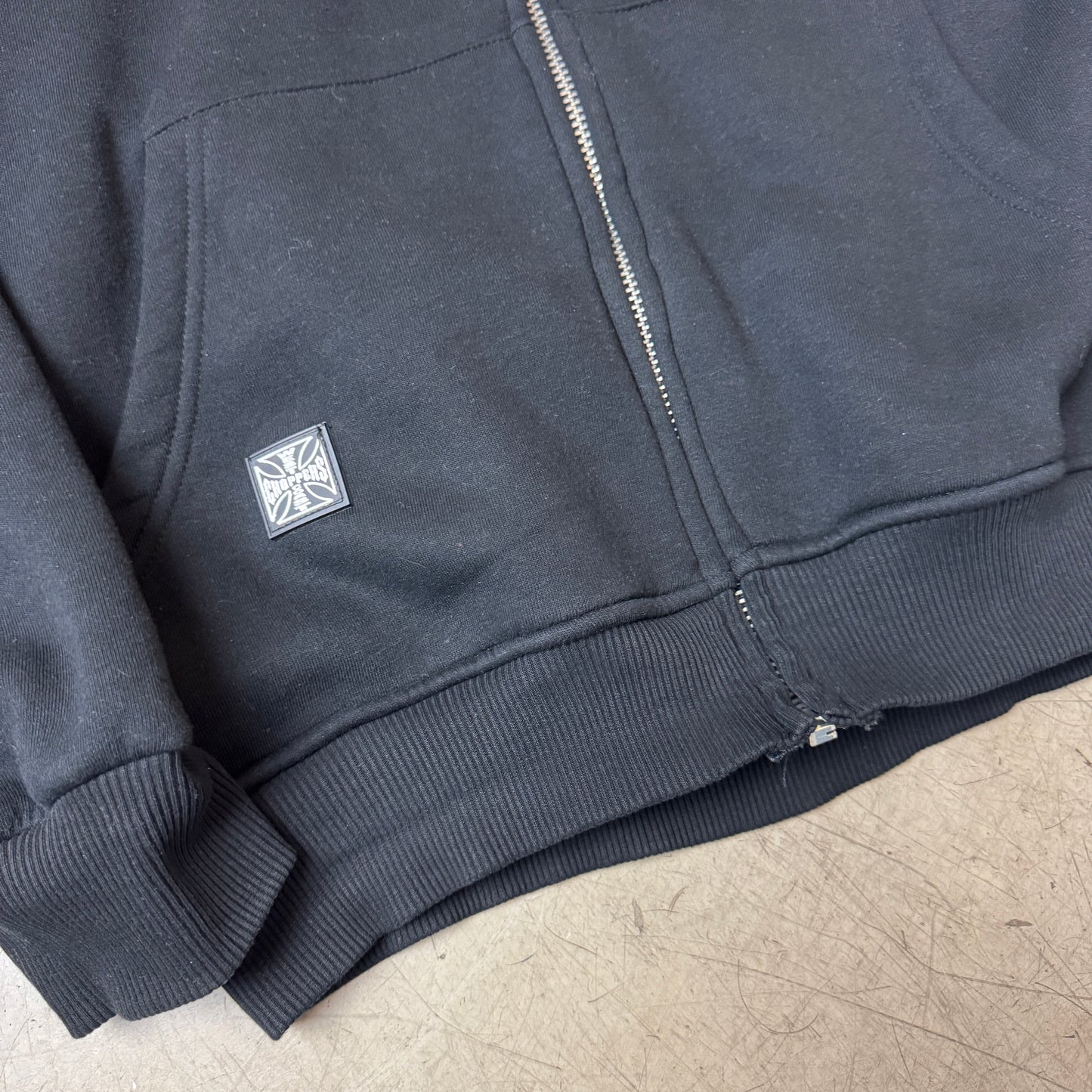 (XXL) Rare 2000s Choppers Big Logo Zip Hoodie