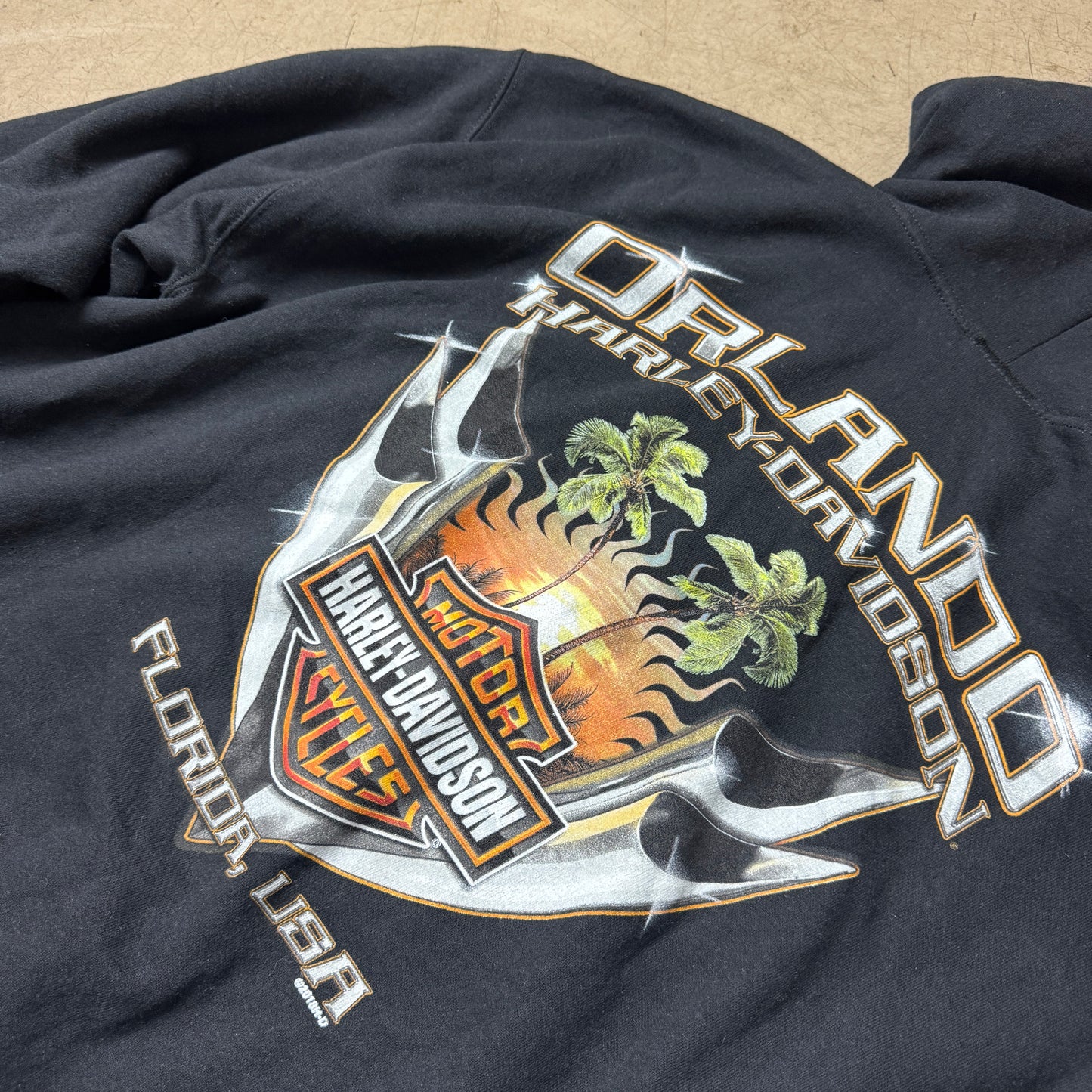 (XL) Harley Davidson Orlando Zip Hoodie
