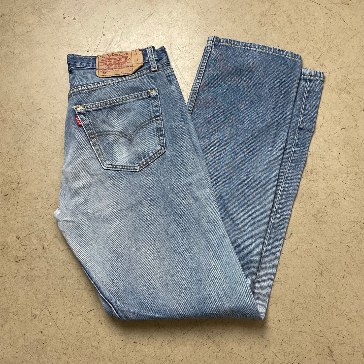 (M) Levi’s 501 Jeanshose hellblau W33L34