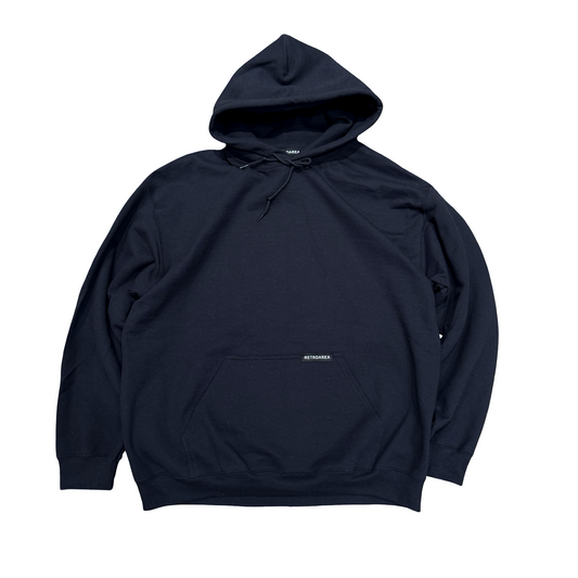 RETROAREA BASIC HOODIE (BLACK)