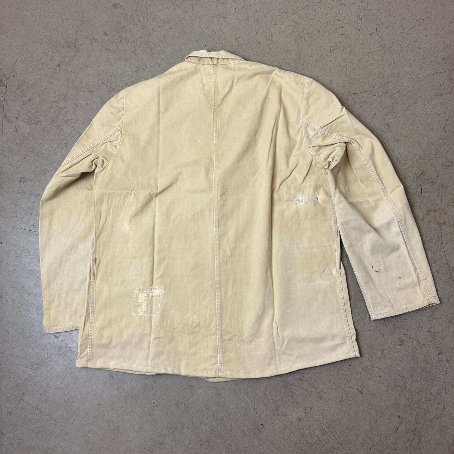(L) Rare 1970s Moleskin Euro Work Shirt