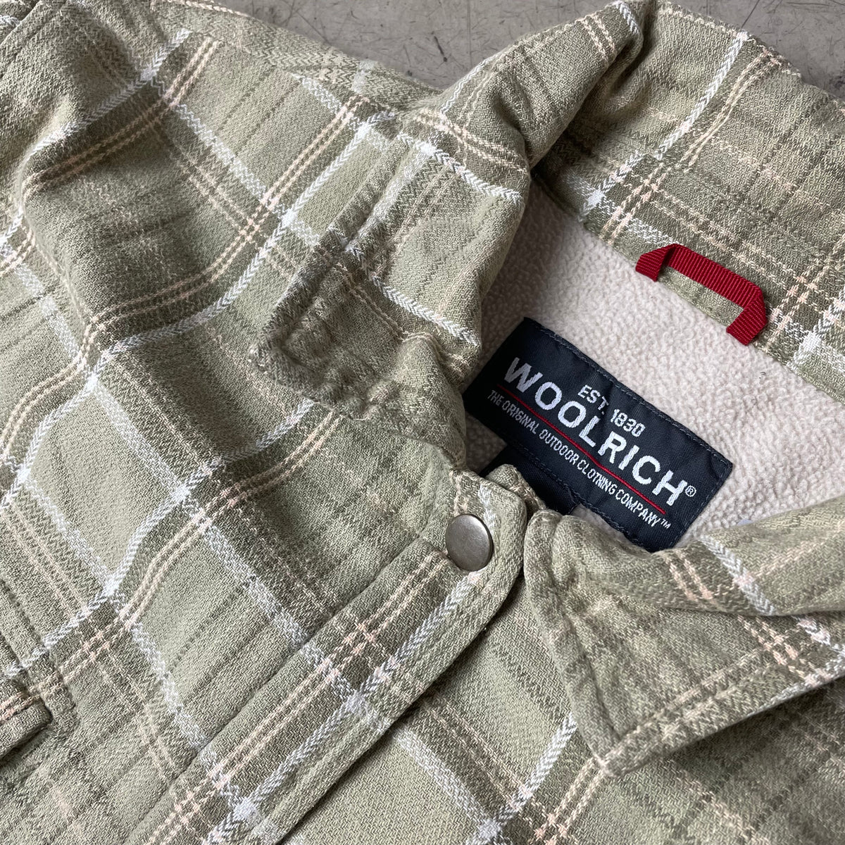 (L) Woolrich Wmn Flanellhemd beige khaki