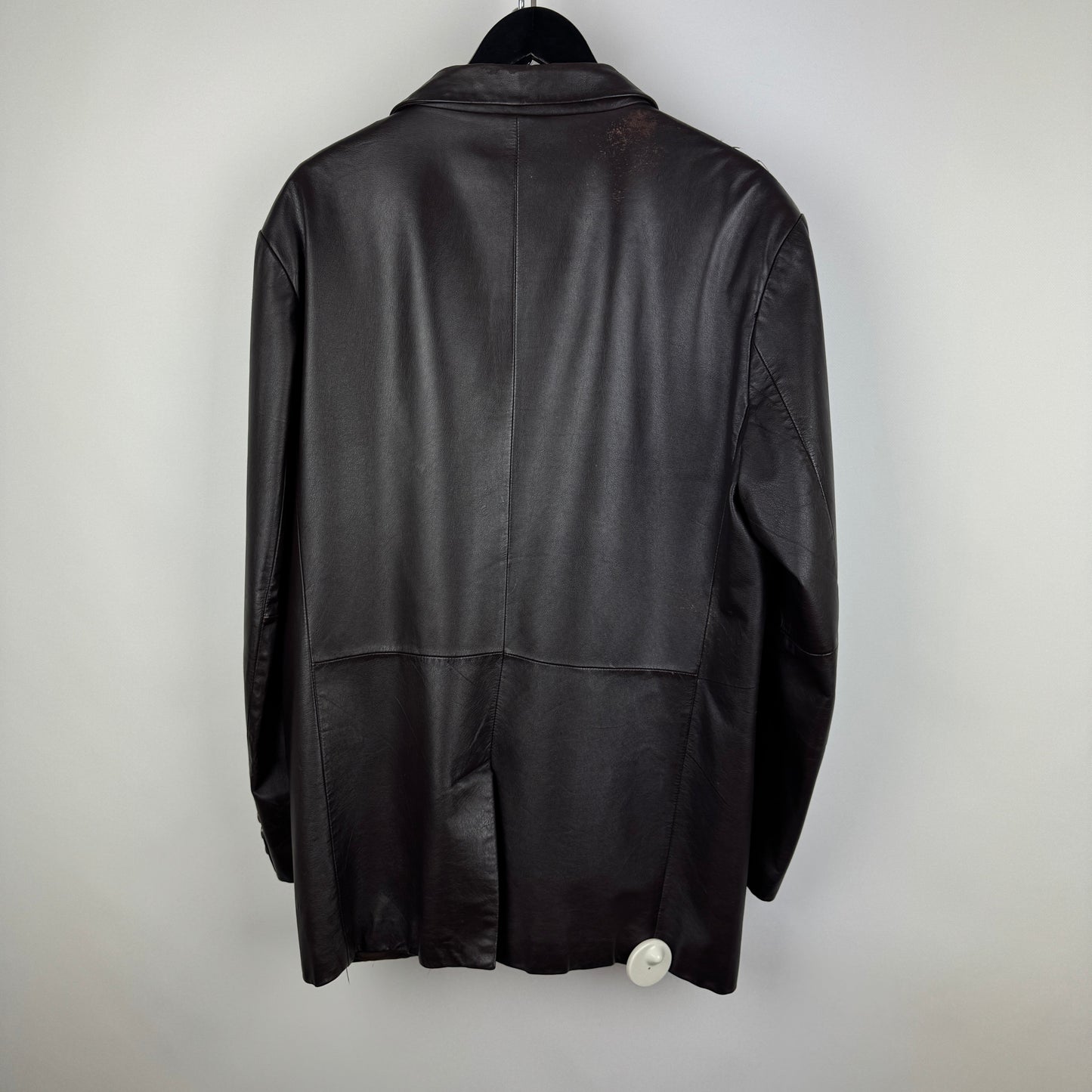 (XL) LEDERMANTEL