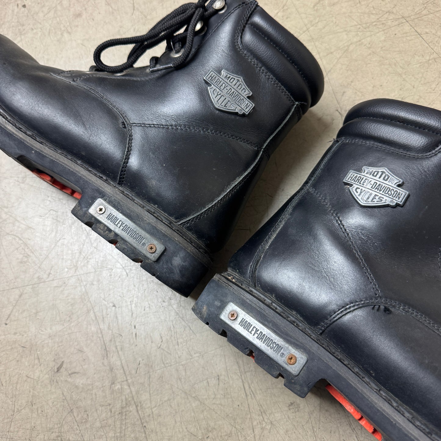 (44) Harley Davidson Echtleder Biker Boots