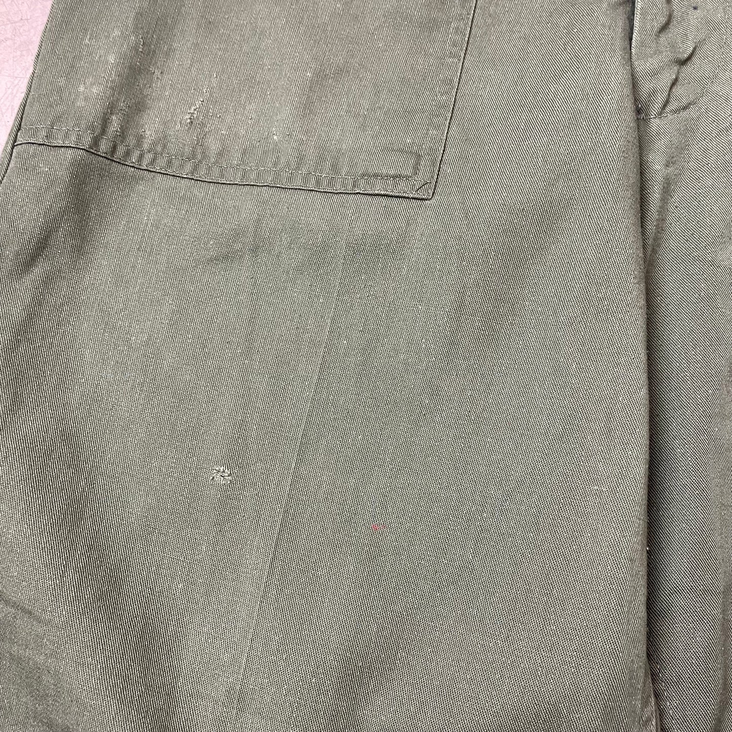 (M-L) US Army Front Pocket Utility Fatigue Pants olivgrün W34L29