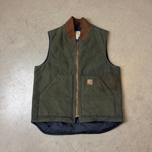 (M) Carhartt Duck Weste Forest Green