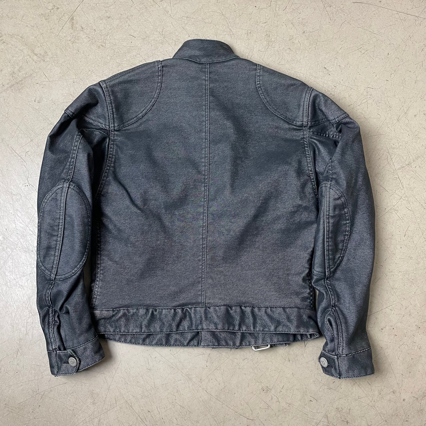 (S) Belstaff Wmn Denim Racing Jacket Navy blau grau