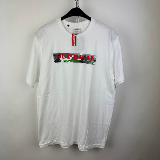 (L) SUPREME CAMO BOXLOGO T-SHIRT