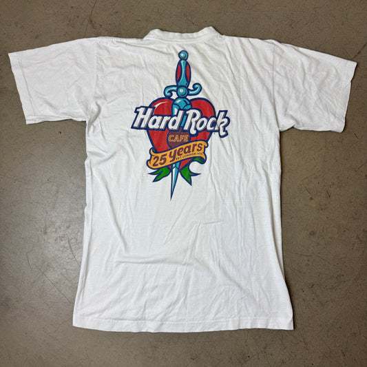 (XXL) Hard Rock Cafe 25 Years London Tshirt Heart & Dagger