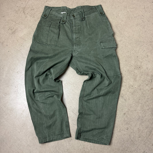 (L) 1980s Front Pocket Army Cargo Pants