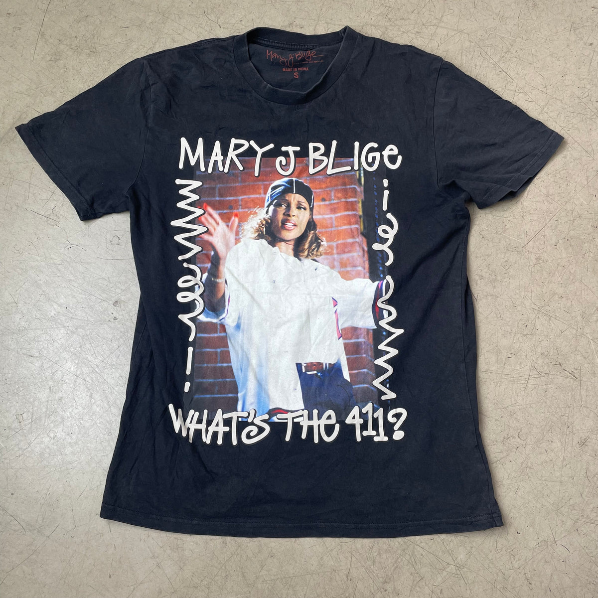(M) Mary J Blige Whats the 411? Band Tshirt schwarz