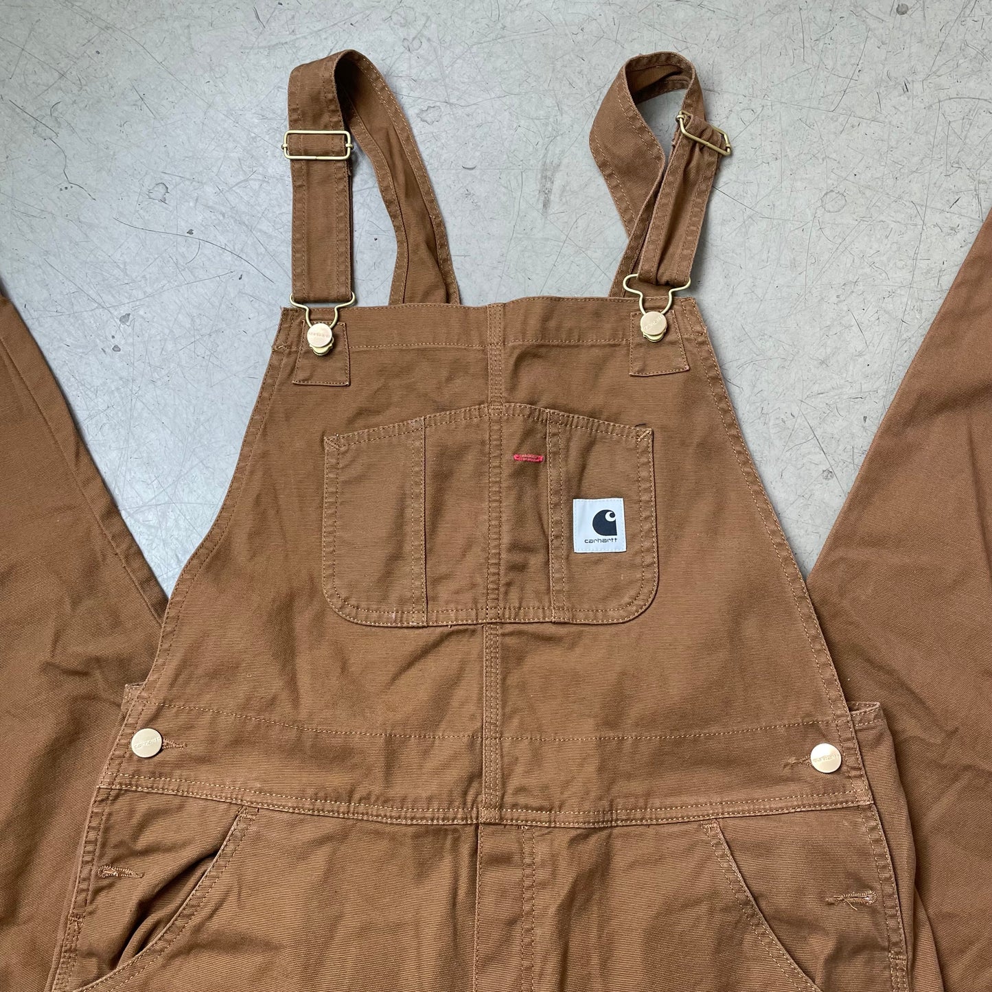 (M) Carhartt Work in Progress WIP Overall Dungaree braun