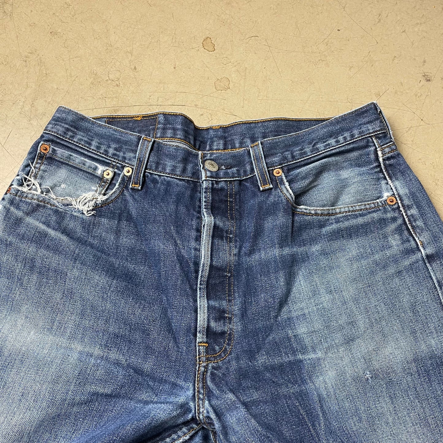 (M) Levi’s 501 Jeanshose blau W34L32